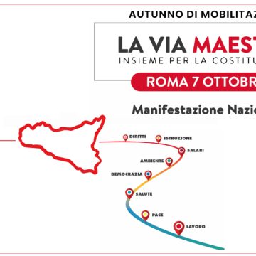 Cgil: autunno di mobilitazione per i diritti, per il lavoro, contro la precarietà, per l’attuazione della Costituzione. Mannino: “La sfida parte dalla Sicilia e riguarda anche il governo regionale”