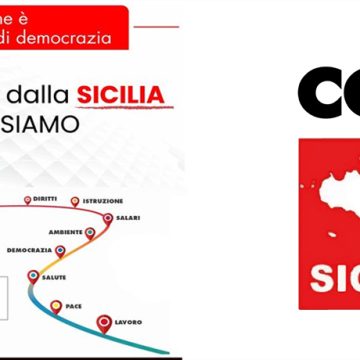 In tremila in partenza dalla Sicilia per partecipare a Roma alla manifestazione indetta dalla Cgil e da un centinaio di associazioni