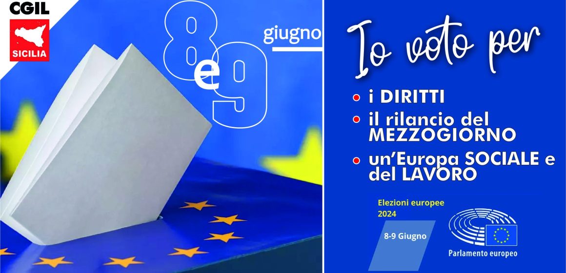 Europee: appello-manifesto della Cgil Sicilia alle forze politiche e all’elettorato