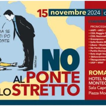 “NON È IL PONTE SULLO STRETTO” l’opera necessaria per rilanciare lo sviluppo della Sicilia, della Calabria e del Mezzogiorno