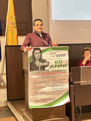 Auser Sicilia celebra a Catania gli 80 anni del voto alle donne: difesa della Costituzione, parità ancora incompiuta e appello alla mobilitazione democratica